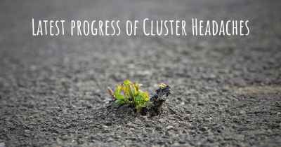 Latest progress of Cluster Headaches