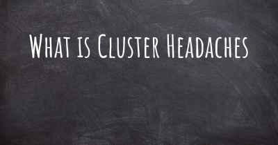 What is Cluster Headaches