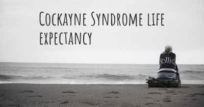 Cockayne Syndrome life expectancy
