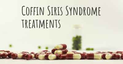 Coffin Siris Syndrome treatments