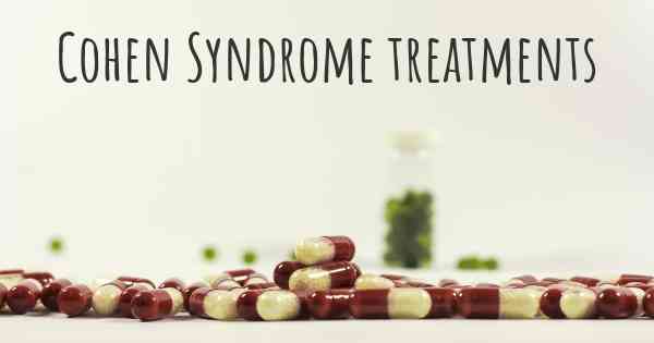 Cohen Syndrome treatments