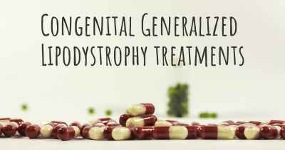 Congenital Generalized Lipodystrophy treatments