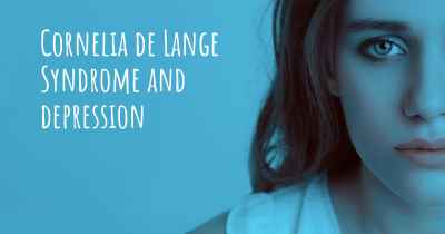 Cornelia de Lange Syndrome and depression