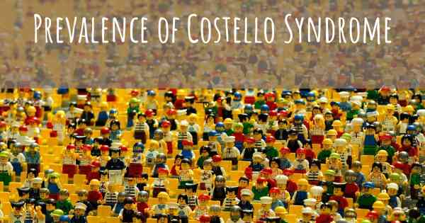 Prevalence of Costello Syndrome