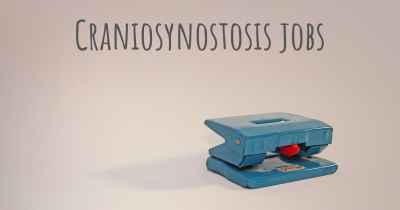 Craniosynostosis jobs