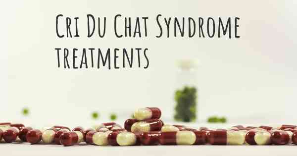 Cri Du Chat Syndrome treatments