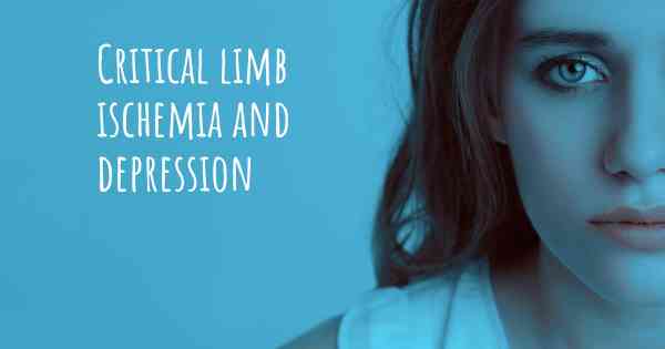 Critical limb ischemia and depression