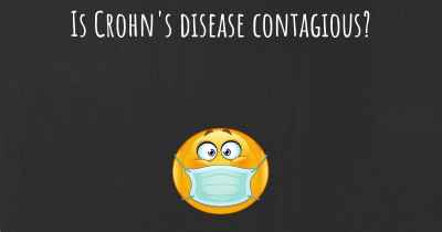 Is Crohn's disease contagious?