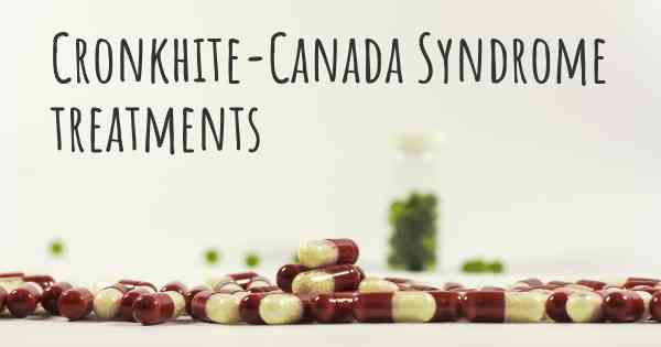 Cronkhite-Canada Syndrome treatments