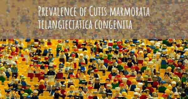 Prevalence of Cutis marmorata telangiectatica congenita