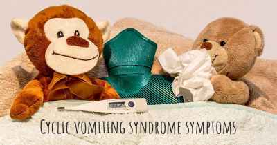 Cyclic vomiting syndrome symptoms