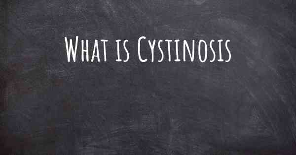 What is Cystinosis