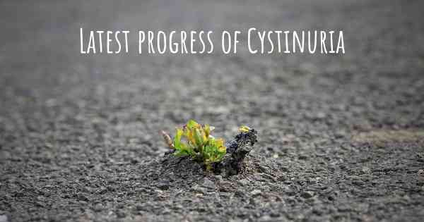 Latest progress of Cystinuria