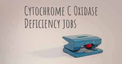 Cytochrome C Oxidase Deficiency jobs