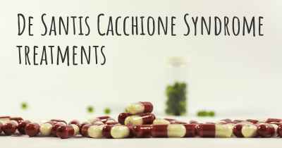De Santis Cacchione Syndrome treatments
