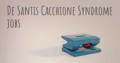 De Santis Cacchione Syndrome jobs