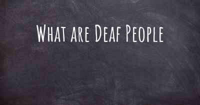 What are Deaf People