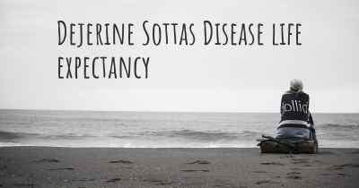 Dejerine Sottas Disease life expectancy