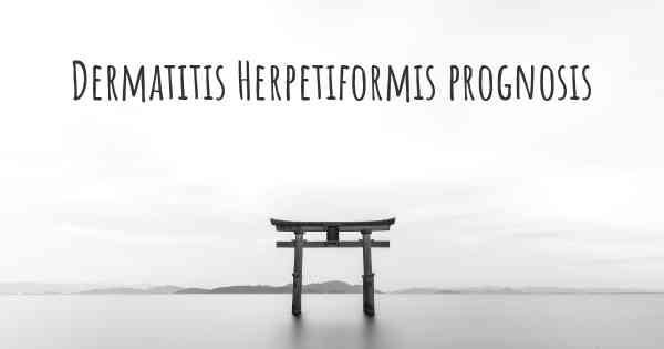 Dermatitis Herpetiformis prognosis