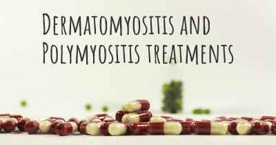 Dermatomyositis and Polymyositis treatments