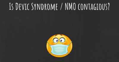 Is Devic Syndrome / NMO contagious?