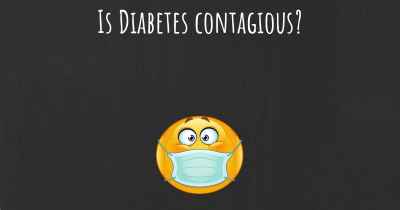 Is Diabetes contagious?