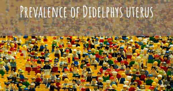 Prevalence of Didelphys uterus