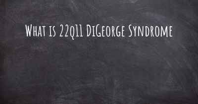 What is 22q11 DiGeorge Syndrome