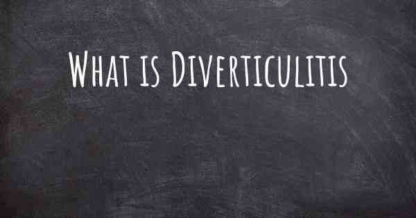 What is Diverticulitis
