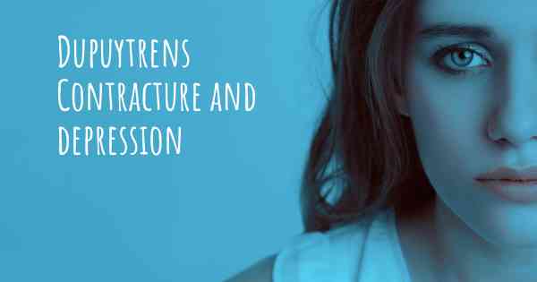 Dupuytrens Contracture and depression