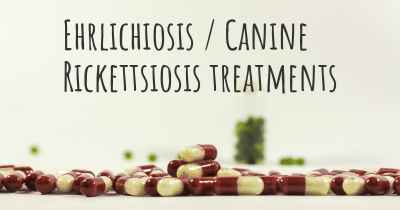 Ehrlichiosis / Canine Rickettsiosis treatments