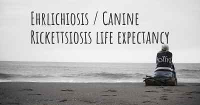 Ehrlichiosis / Canine Rickettsiosis life expectancy