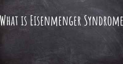 What is Eisenmenger Syndrome