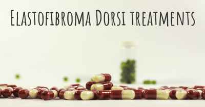 Elastofibroma Dorsi treatments