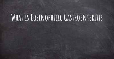 What is Eosinophilic Gastroenteritis