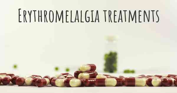 Erythromelalgia treatments