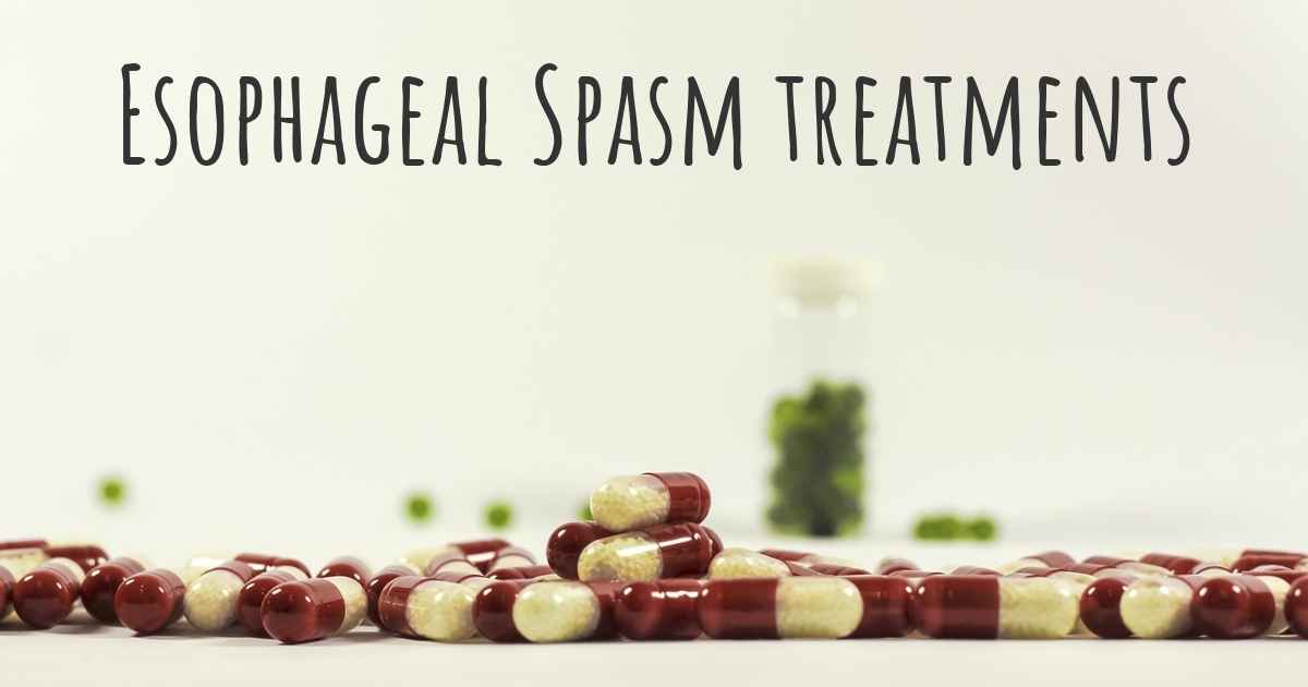 What are the best treatments for Esophageal Spasm?