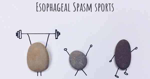 Esophageal Spasm sports