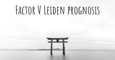 Factor V Leiden prognosis