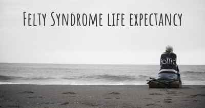 Felty Syndrome life expectancy