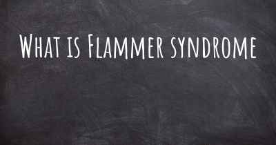 What is Flammer syndrome
