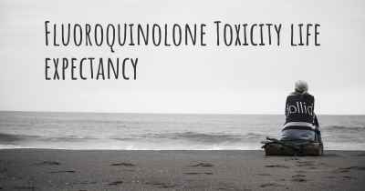 Fluoroquinolone Toxicity life expectancy