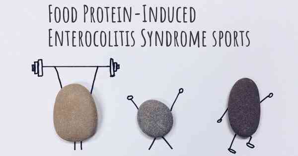 Food Protein-Induced Enterocolitis Syndrome sports
