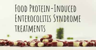 Food Protein-Induced Enterocolitis Syndrome treatments