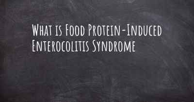 What is Food Protein-Induced Enterocolitis Syndrome