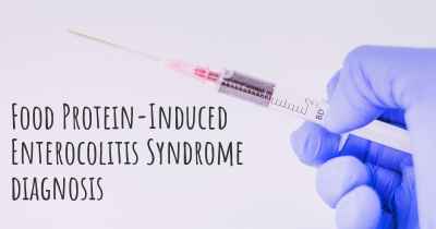 Food Protein-Induced Enterocolitis Syndrome diagnosis