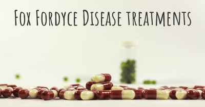 Fox Fordyce Disease treatments