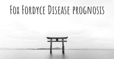Fox Fordyce Disease prognosis