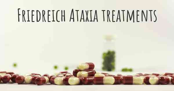 Friedreich Ataxia treatments