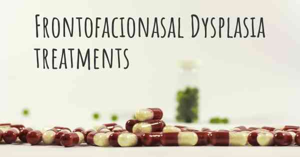 Frontofacionasal Dysplasia treatments